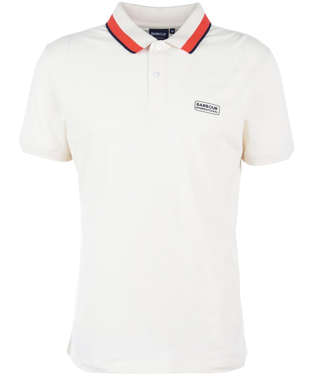 View Mens Barbour International ReAmp Polo Shirt Whisper White UK XL information