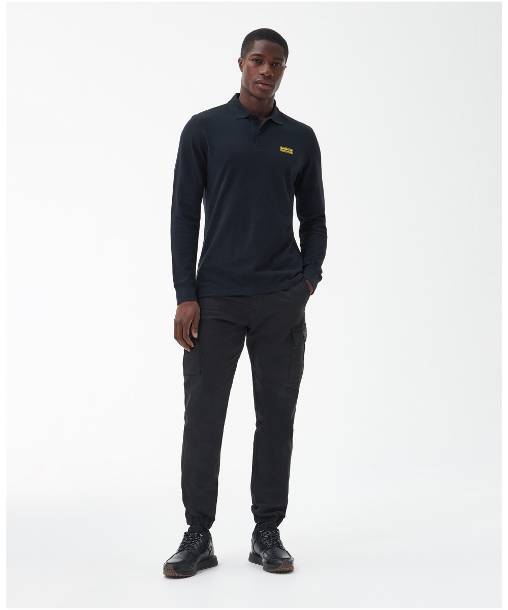 Men s Barbour International Long Sleeve Polo Shirt