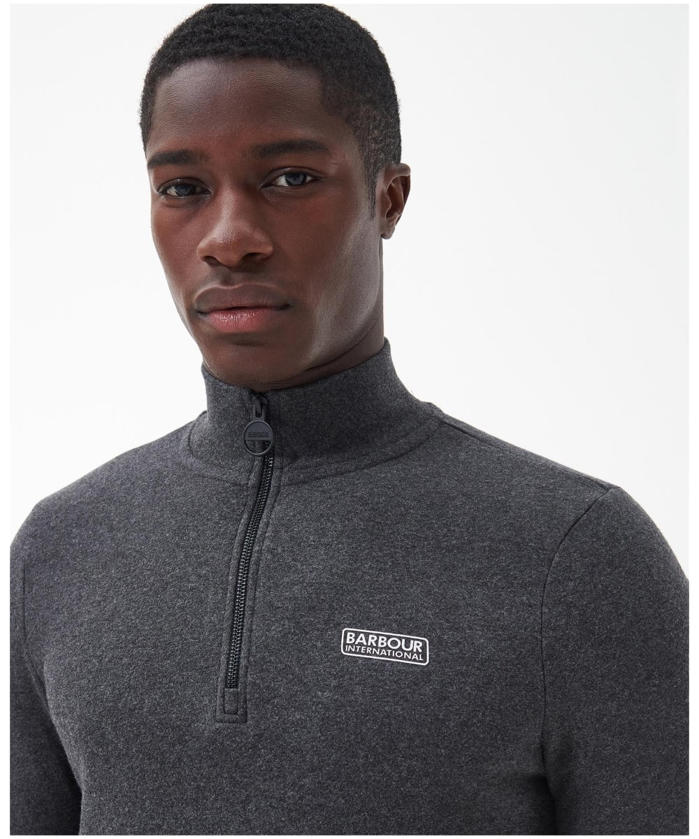 Men s Barbour International Essential Half Zip Sweater