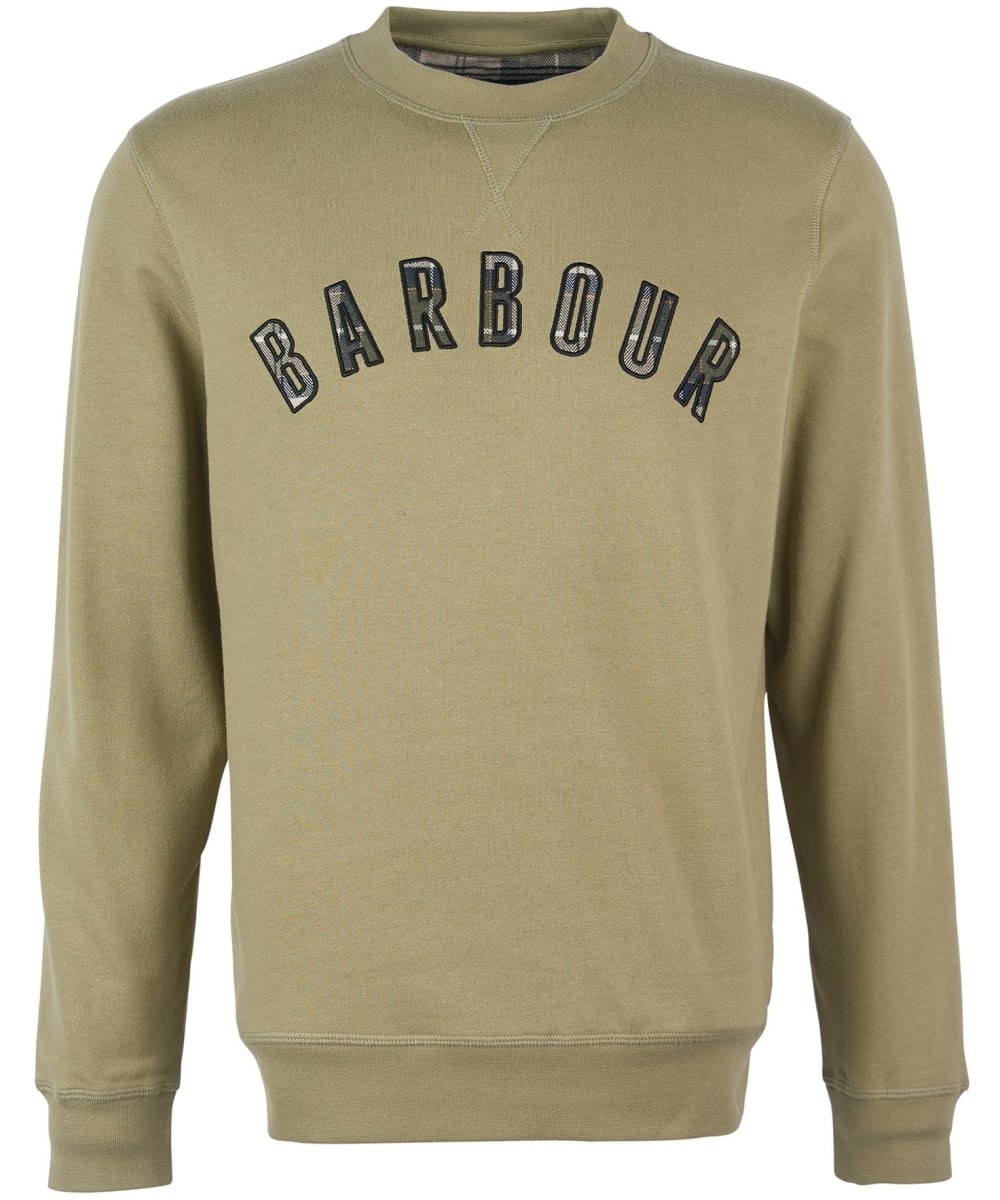 View Mens Barbour Debson Crew Sweatshirt Bleached Olive UK XL information
