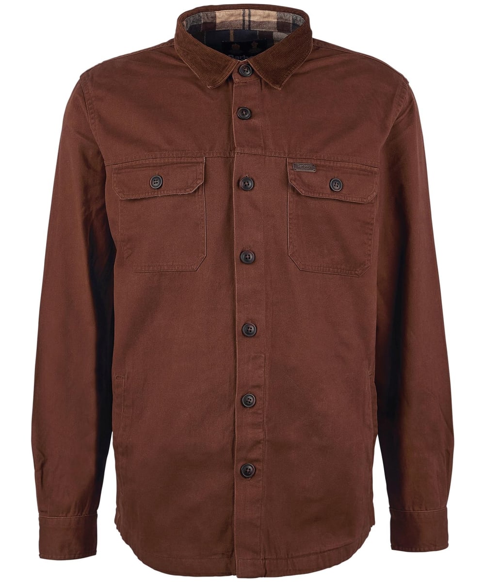 View Mens Barbour Catbell Overshirt Brown UK M information