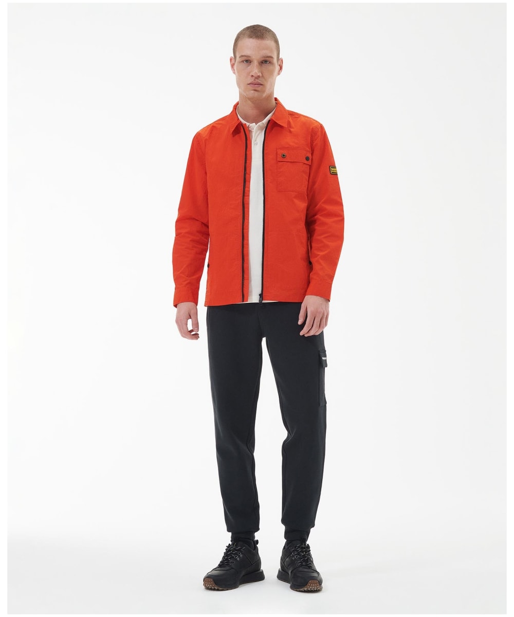 Barbour international shop mens Orange