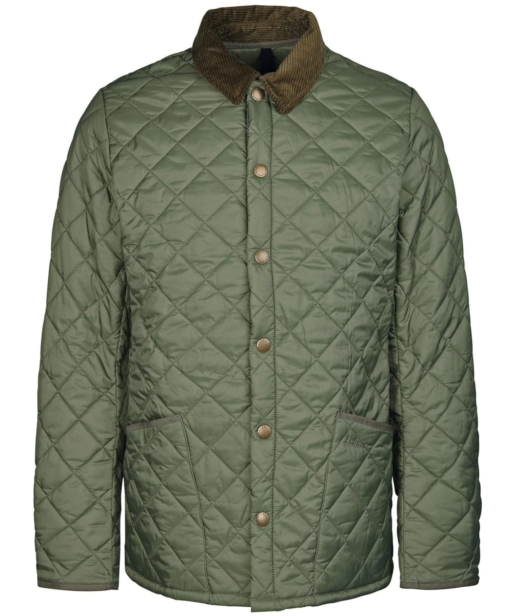 View Mens Barbour Heritage Liddesdale Quilted Jacket Light Moss UK XS information