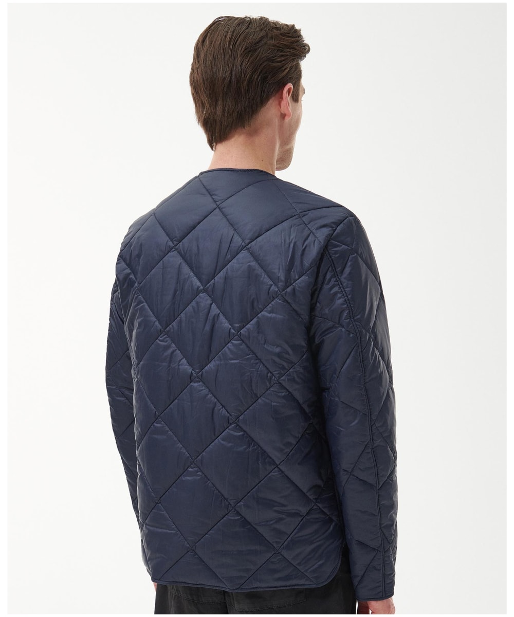 Mens quilted deals cardigan