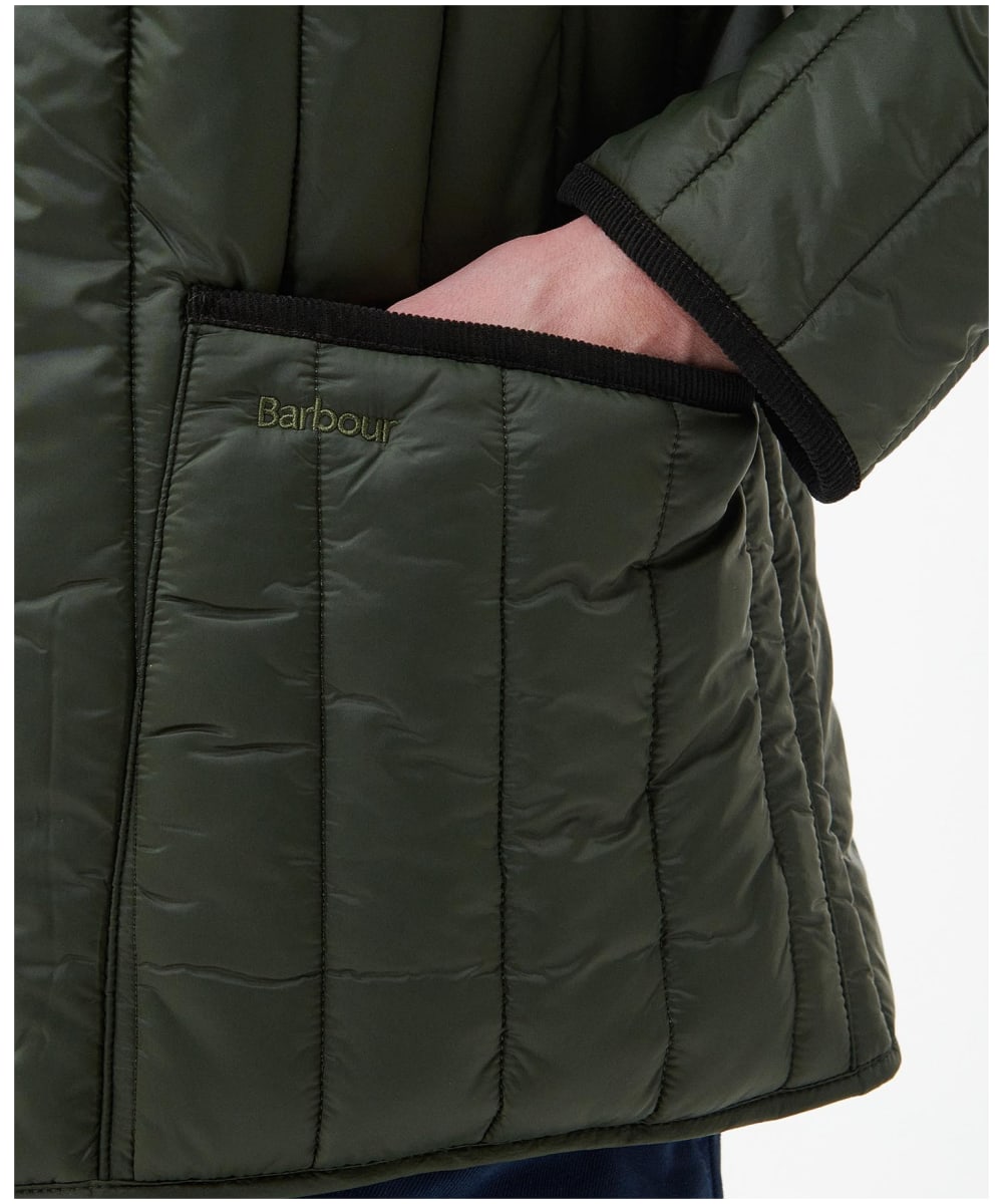 Mens burberry deals quilted jacket coat
