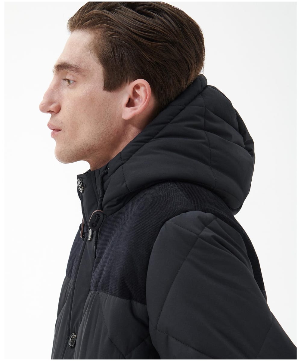 Men s Barbour Elmwood Parka Quilted Jacket