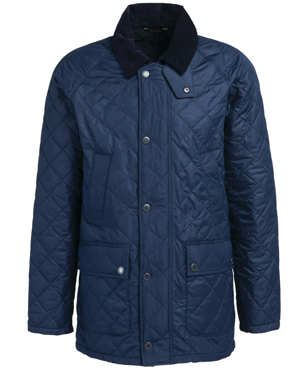 View Mens Barbour Ashby Polarquilt Jacket Navy UK M information