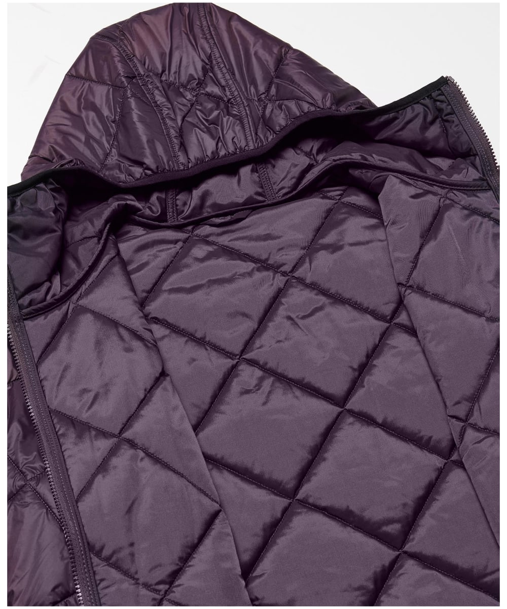 Barbour quilted shop jacket mens purple