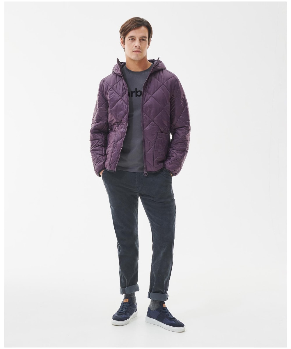 Barbour coat mens purple outlet
