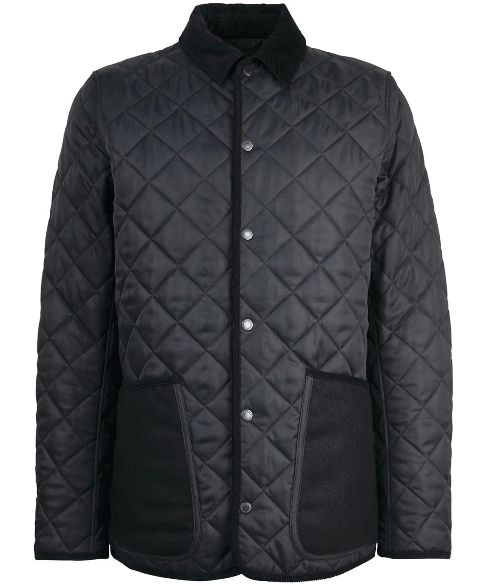 View Mens Barbour Np Orton Liddesdale Quilted Jacket Black UK XXL information