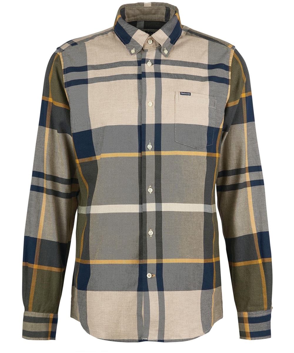 View Mens Barbour Dunoon Tailored Shirt Forest Mist UK M information