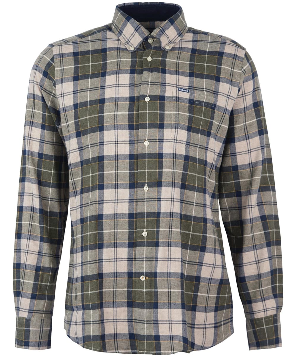 View Mens Barbour Fortrose Tailored Shirt Forest Mist UK S information