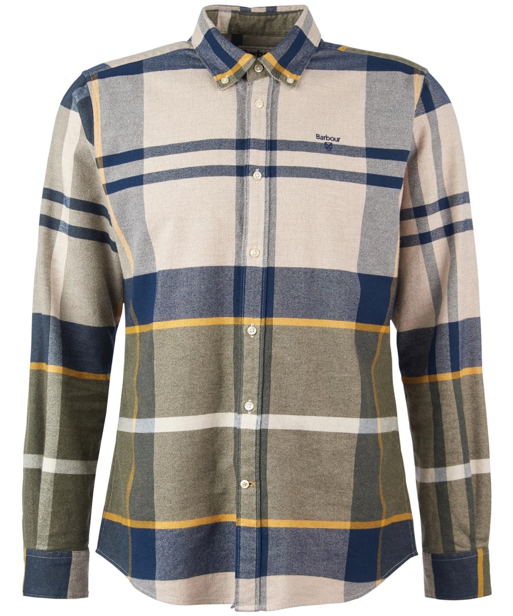 View Mens Barbour Iceloch Tailored Shirt Forest Mist UK M information