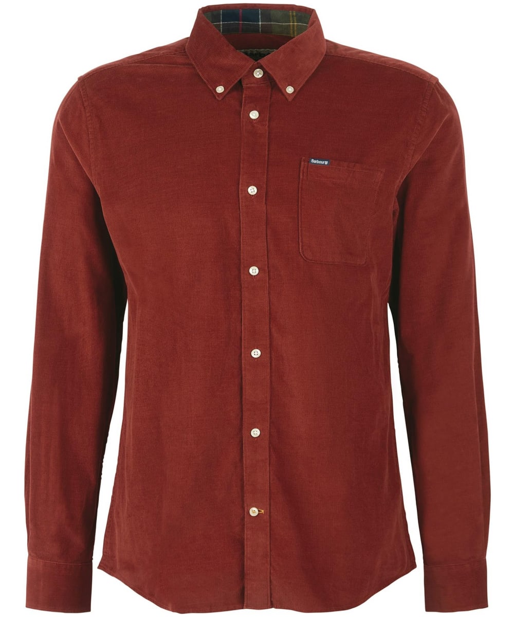 View Mens Barbour Ramsey Tailored Shirt Russet Brown UK S information