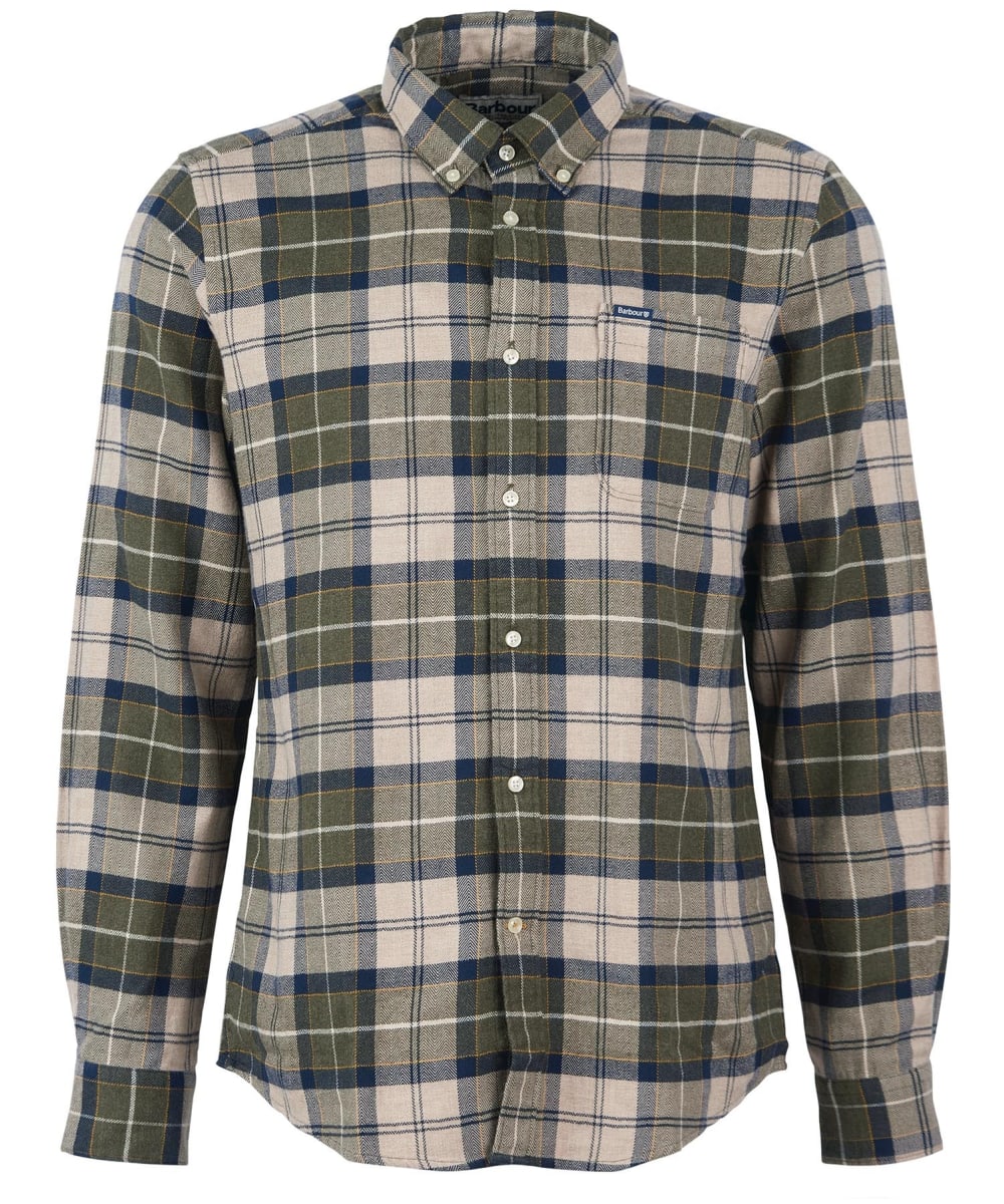 View Mens Barbour Kyeloch Tailored Shirt Forest Mist UK S information