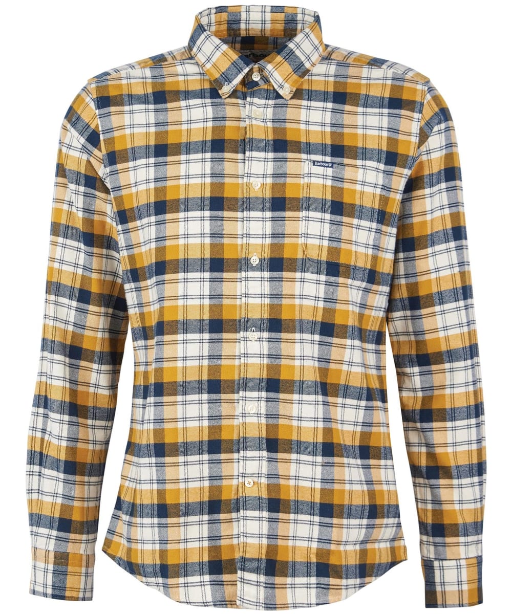 View Mens Barbour Stonewell Tailored Fit Shirt Harvest Gold UK L information