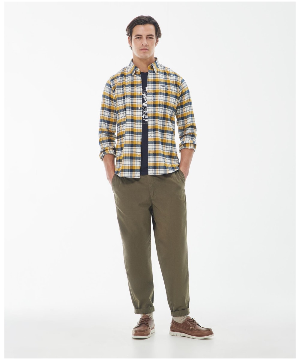 Barbour cheap shirts gold