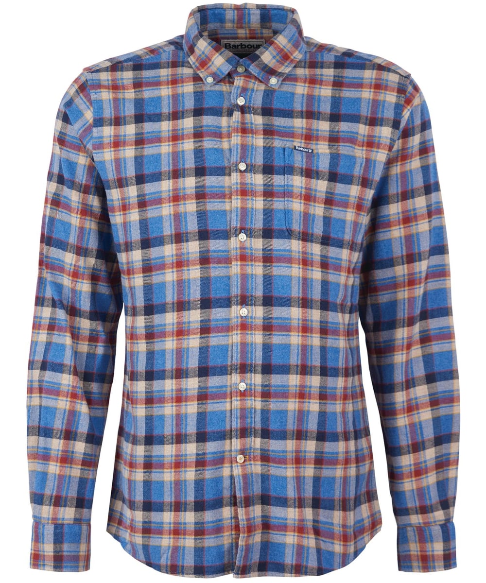 View Mens Barbour Holystone Tailored Shirt Blue Marl UK L information