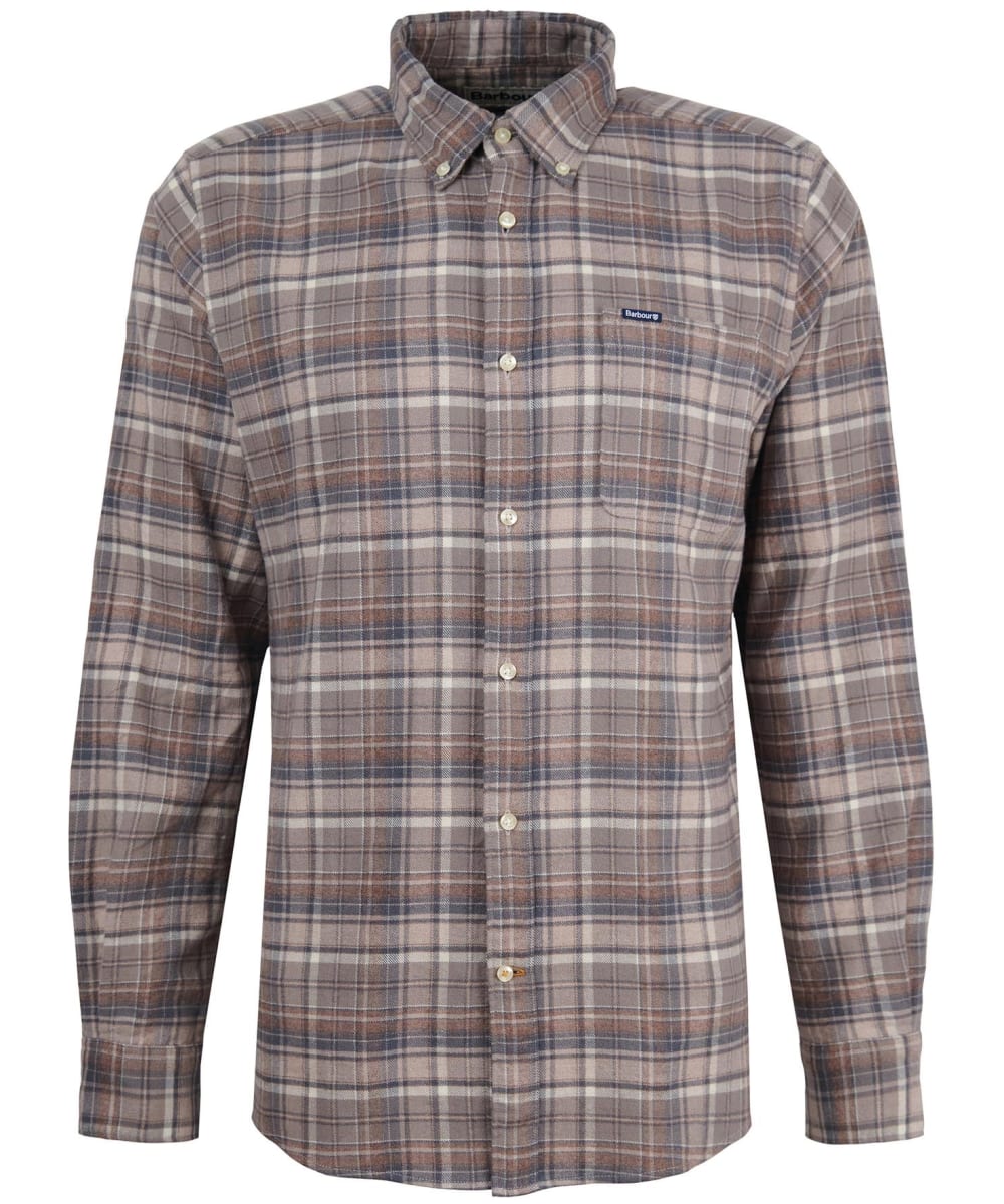 View Mens Barbour Holystone Tailored Shirt Stone Marl UK L information