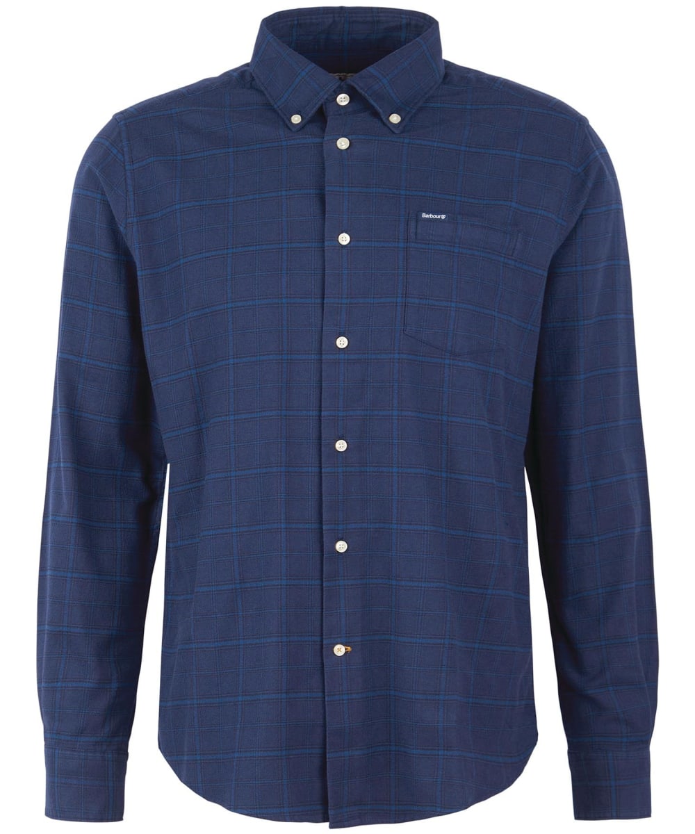View Mens Barbour Trundell Tailored Shirt Navy UK L information