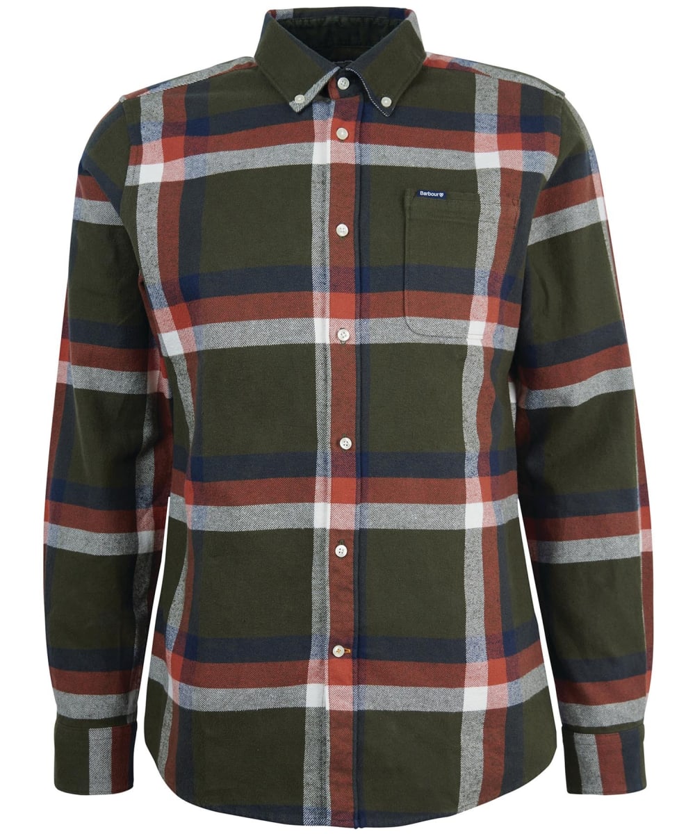 View Mens Barbour Folley Tailored Shirt Olive UK XXXL information