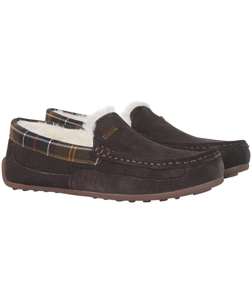 View Mens Barbour Martin Slippers Brown UK 6 information