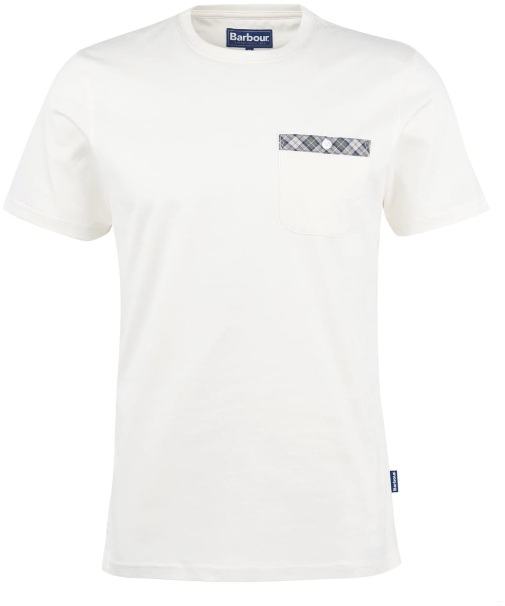 View Mens Barbour Durness Pocket Tee Whisper White UK XL information