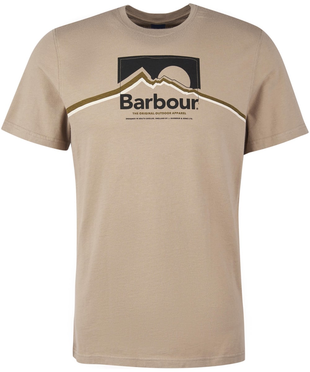 View Mens Barbour Ellonby Graphic TShirt Washed Stone UK L information