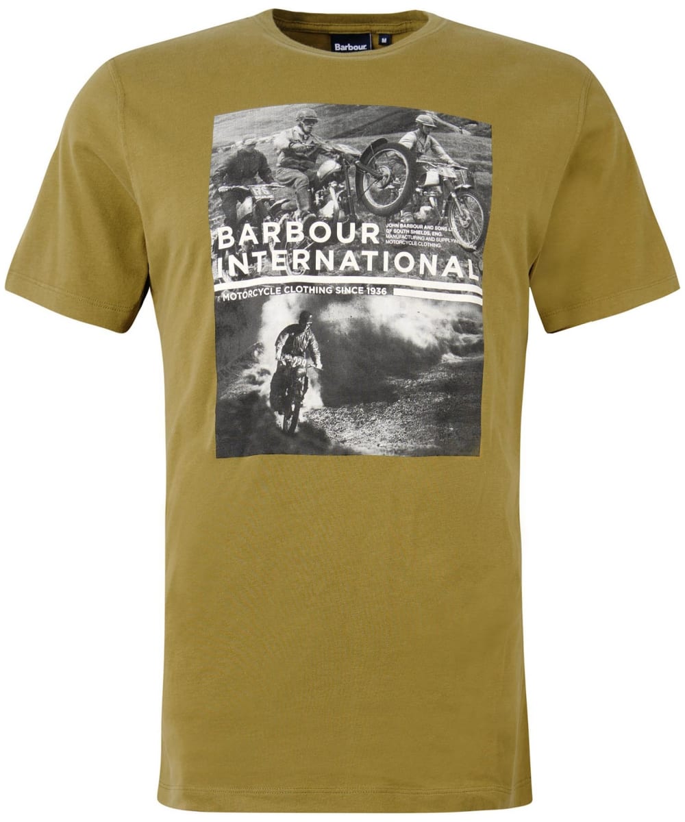 View Mens Barbour International Race TShirt Archive Olive UK S information