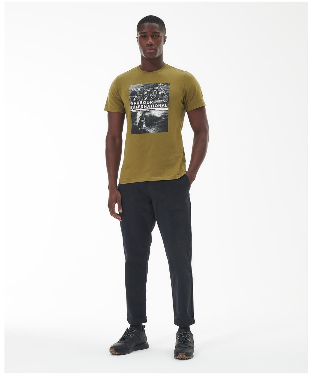 Barbour t hotsell shirt olive