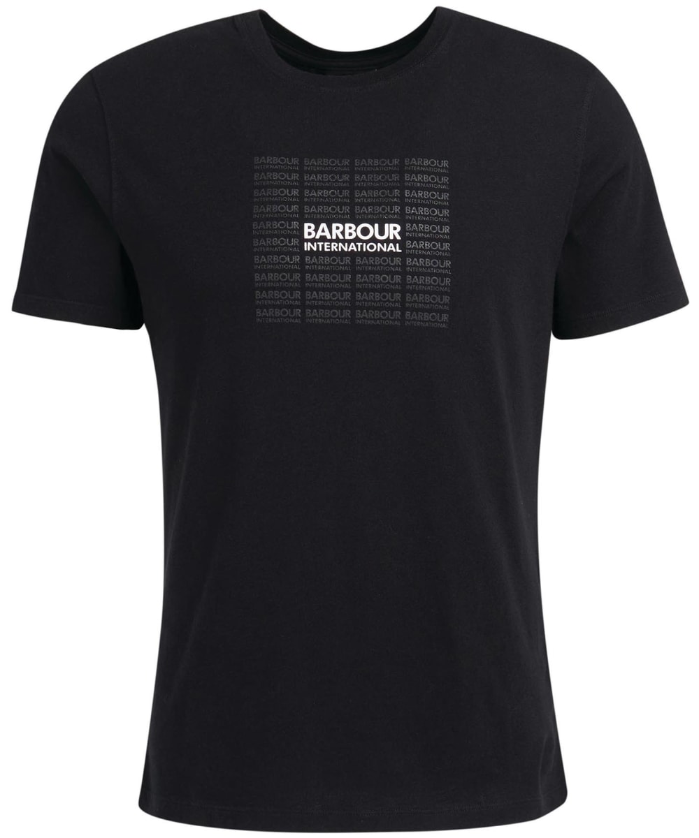 View Mens Barbour International Multi TShirt Black UK XL information