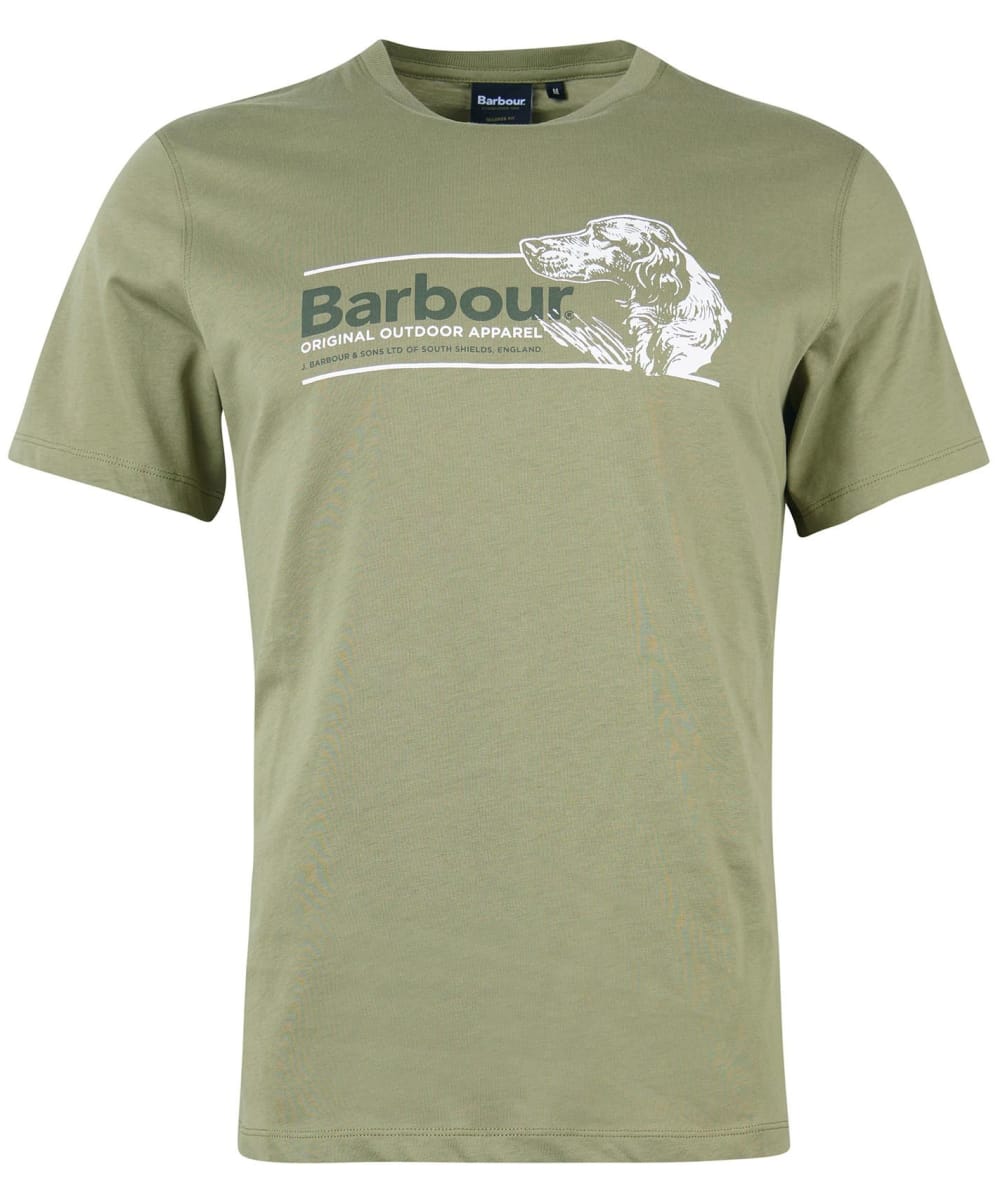 View Mens Barbour Cartmel Graphic TShirt Bleached Olive UK XXL information