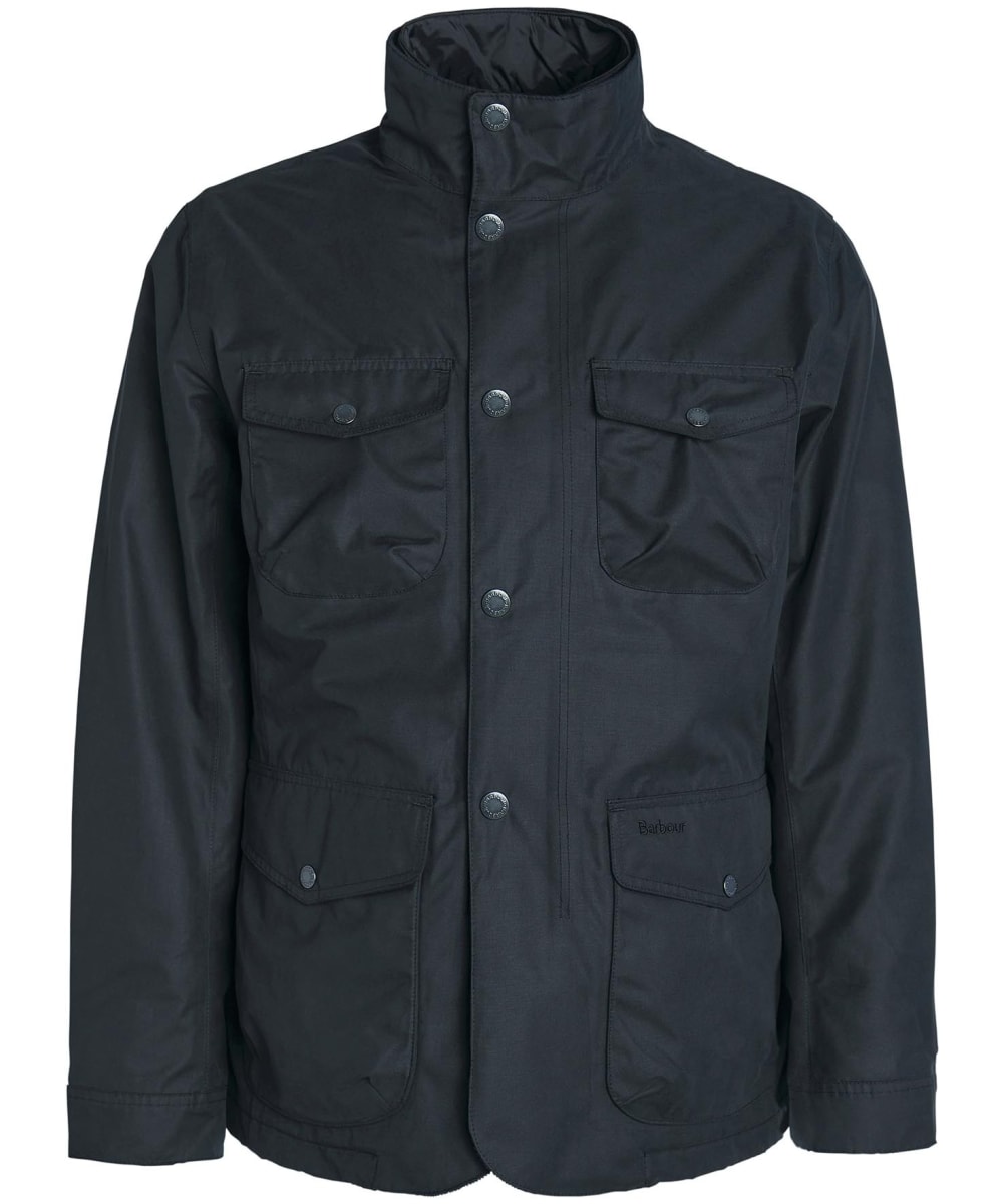 View Mens Barbour Ogston Waterproof Jacket Black UK XL information