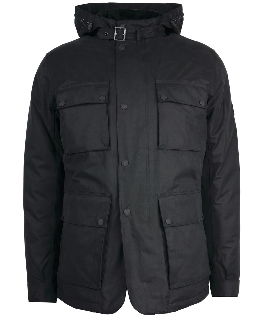 View Mens Barbour International Handle Waterproof Jacket Black UK XL information