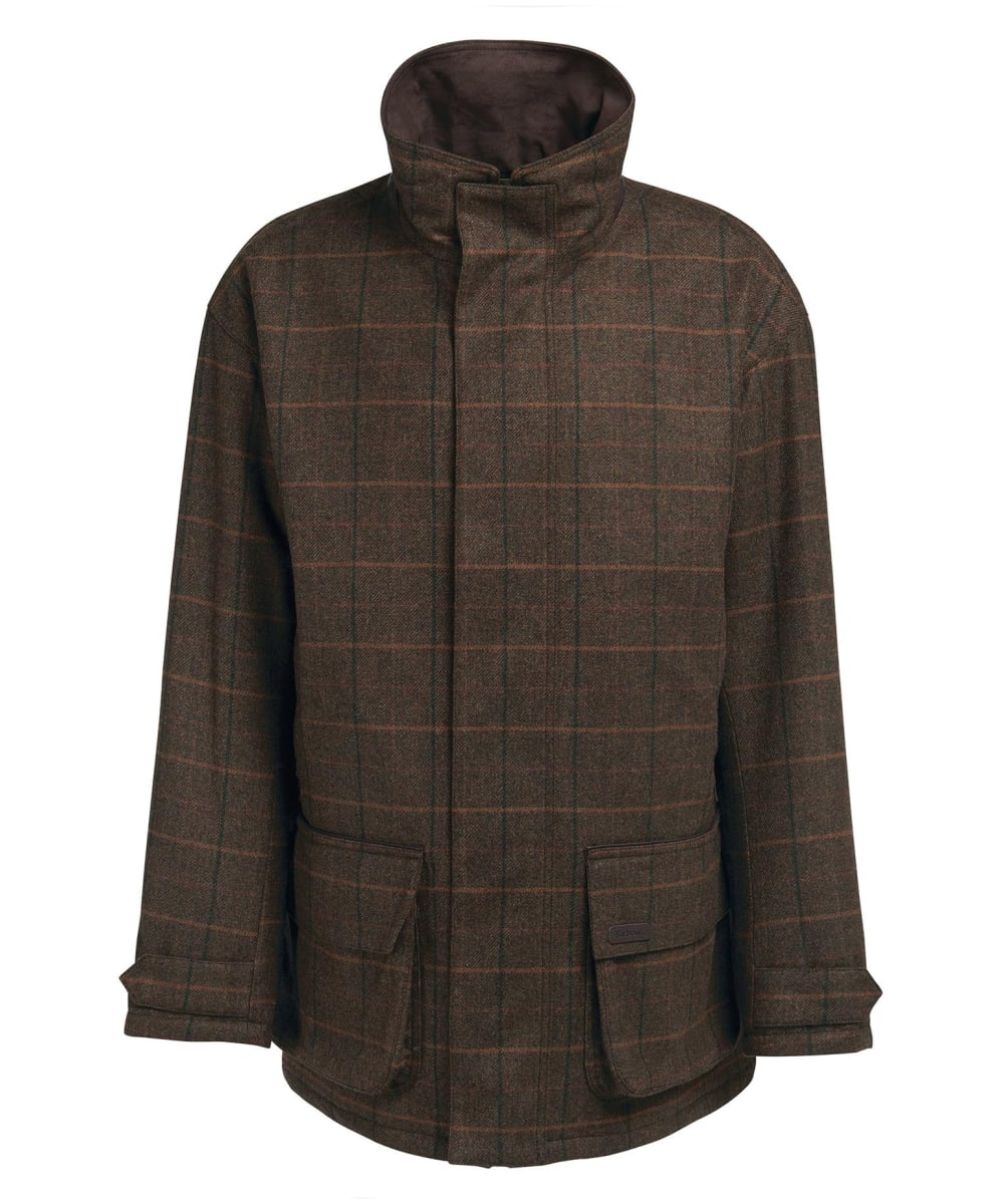 View Mens Barbour Beaconsfield Wool Jacket Burnhill Brown Check UK S information