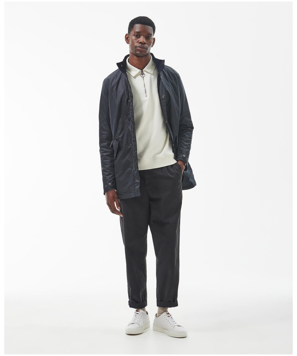 Mens barbour mac shop
