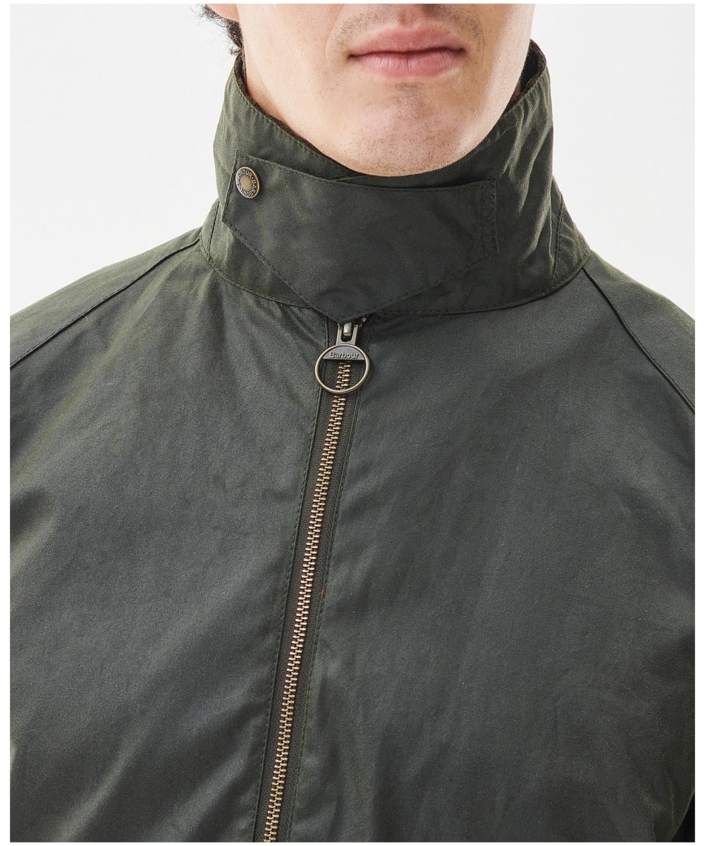 Mens short cheap wax jacket