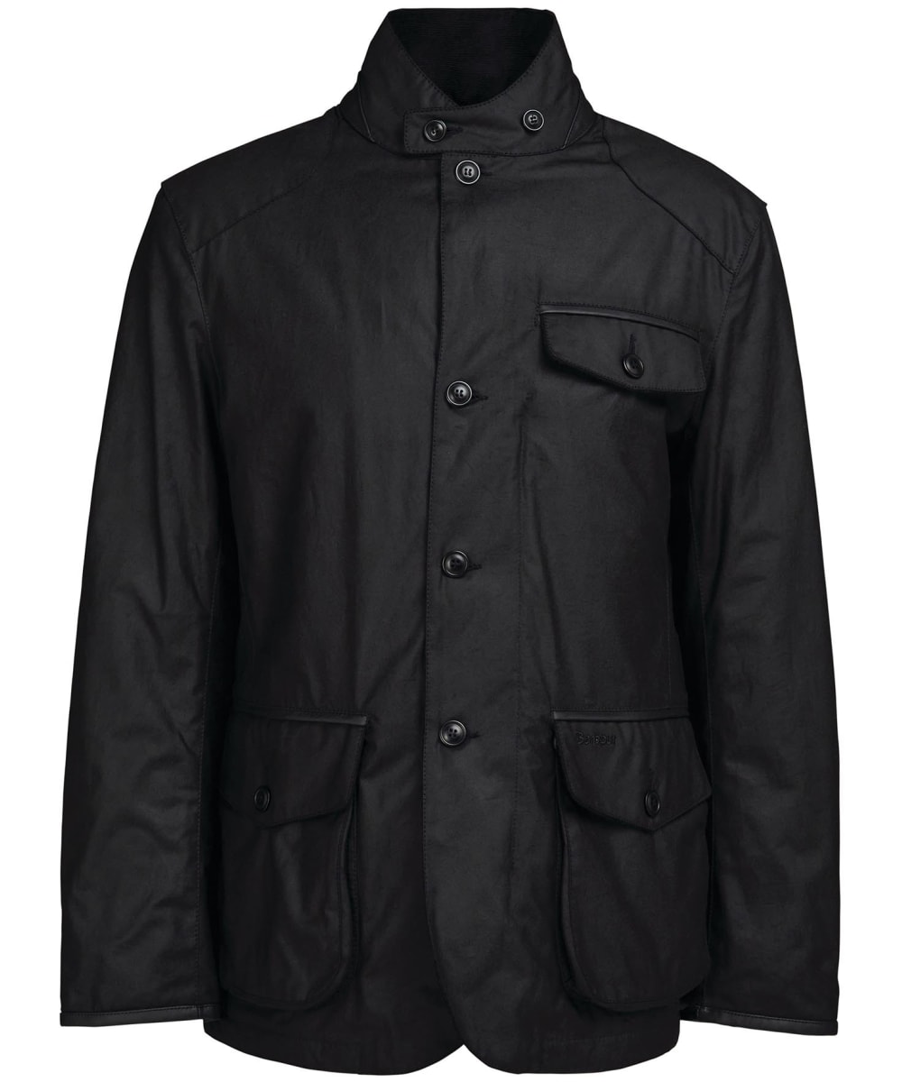 View Mens Barbour NP Pendle Waxed Jacket Black UK XL information