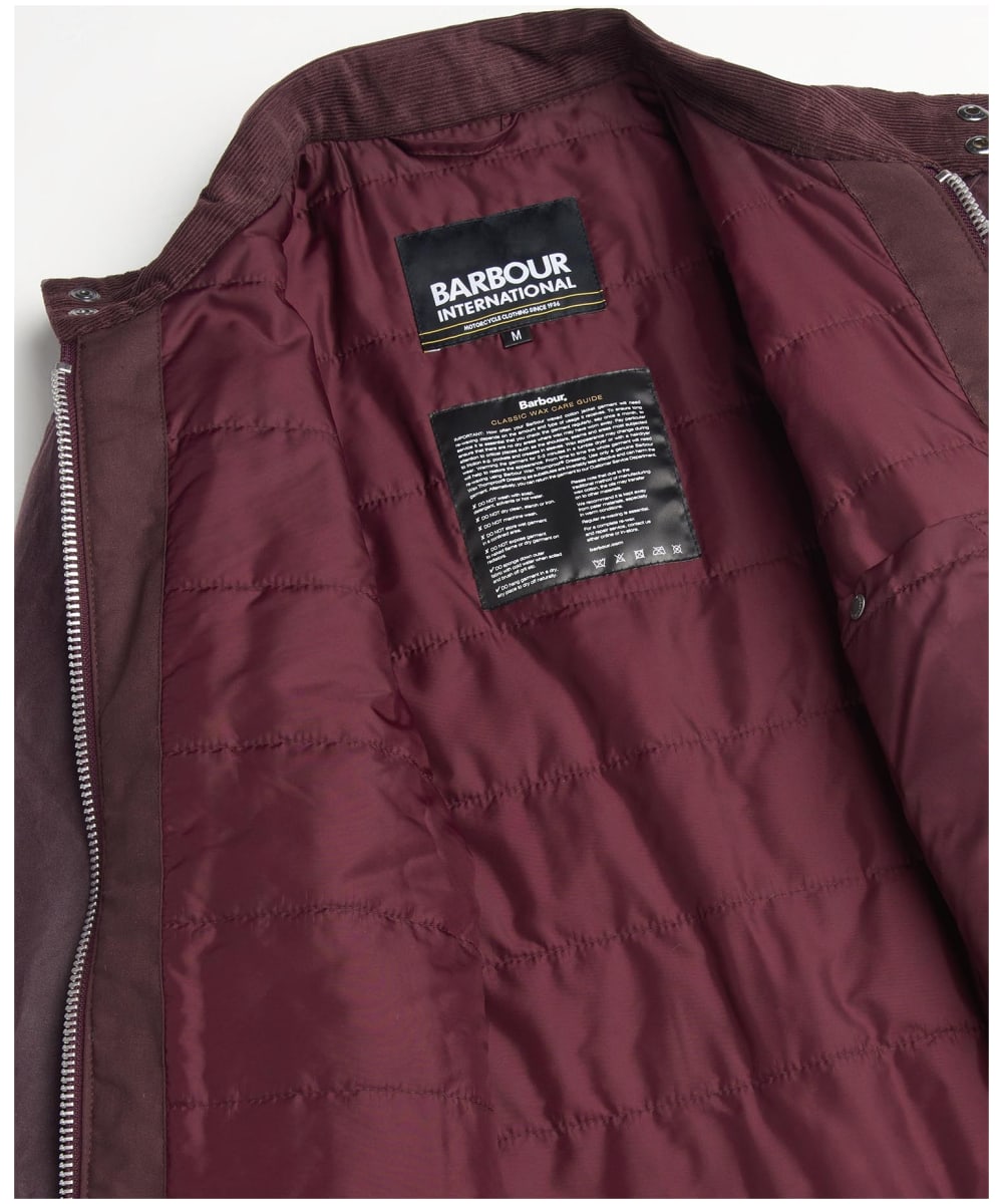 Barbour waxed harrington jacket store