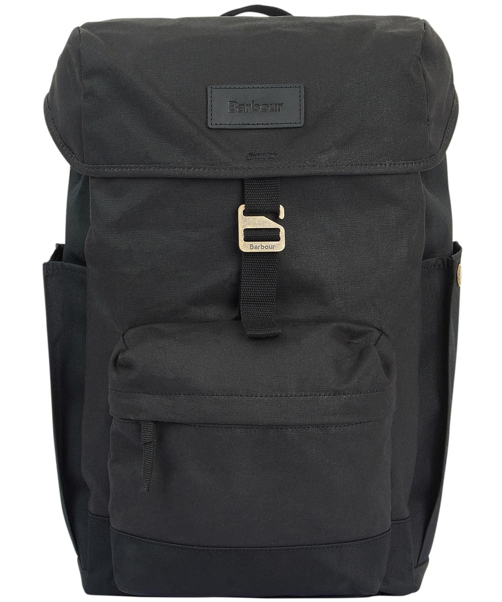 View Barbour Essential Wax Backpack Black One size information