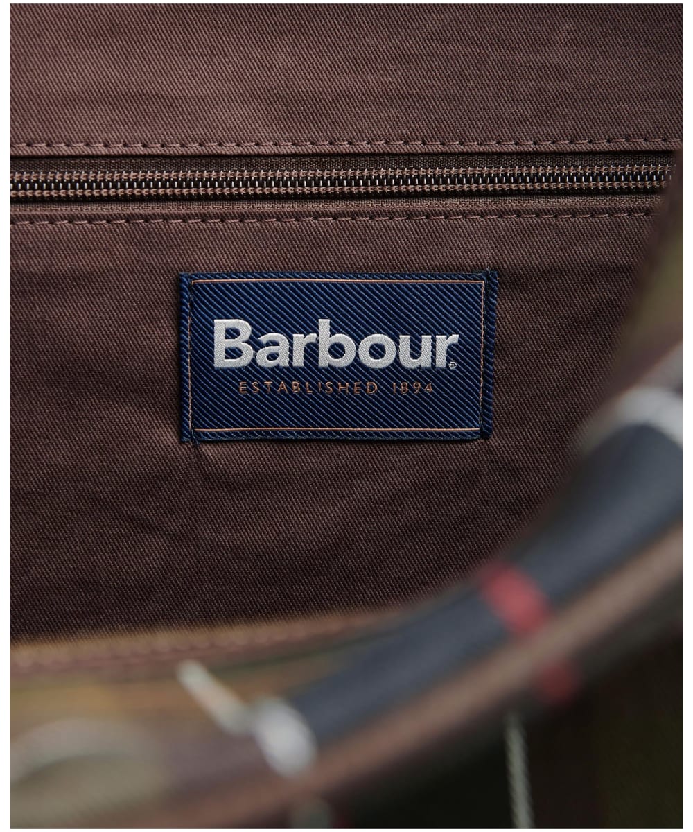 Barbour Tartan Leather Holdall