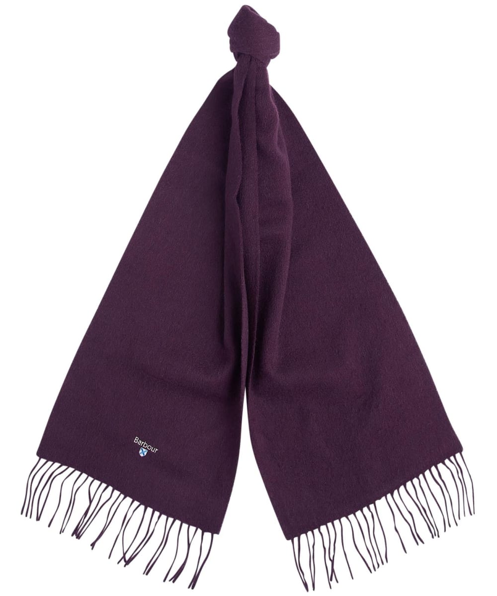 Barbour plain clearance lambswool scarf