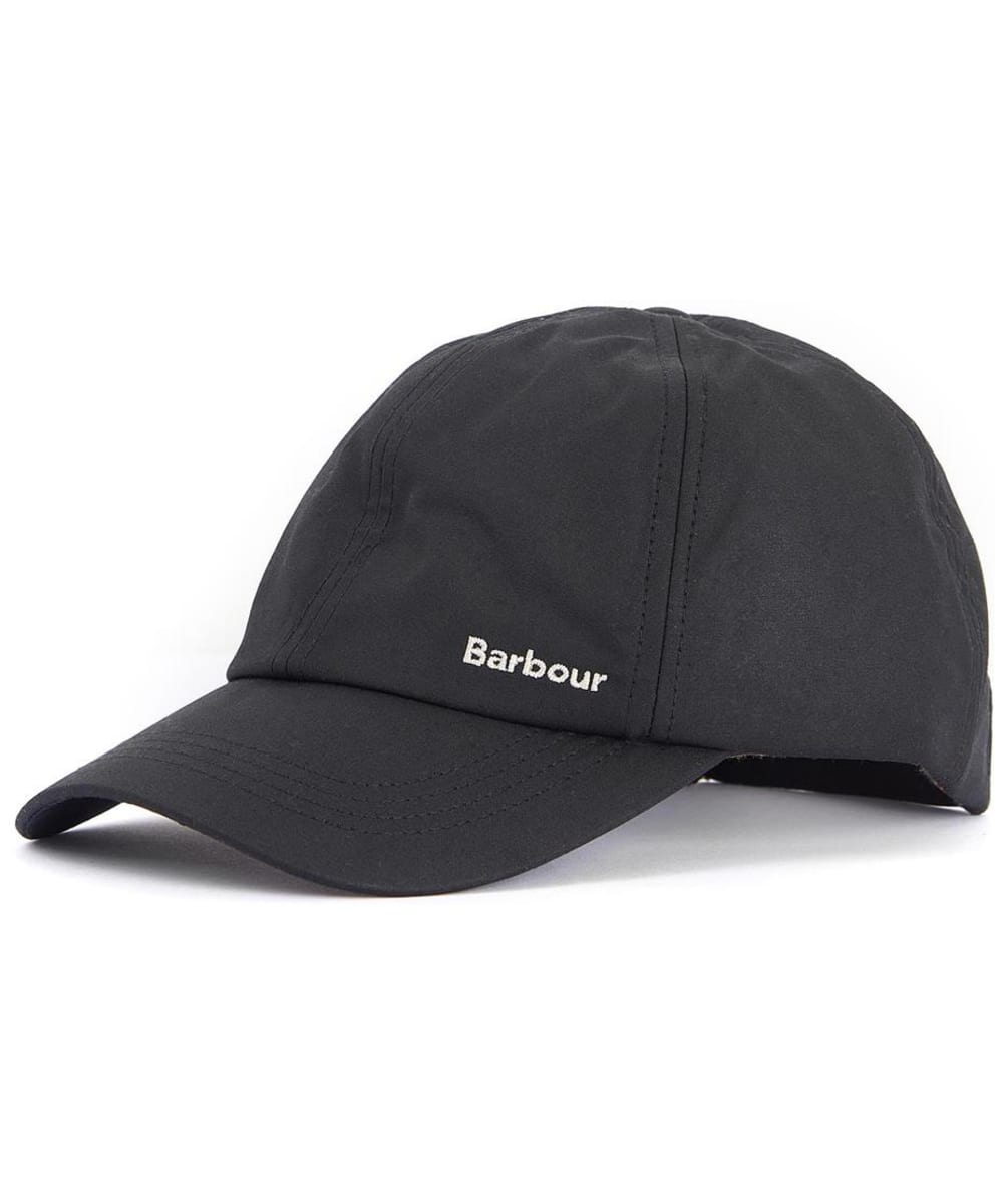 View Womens Barbour Belsay Wax Sports Cap Black One size information
