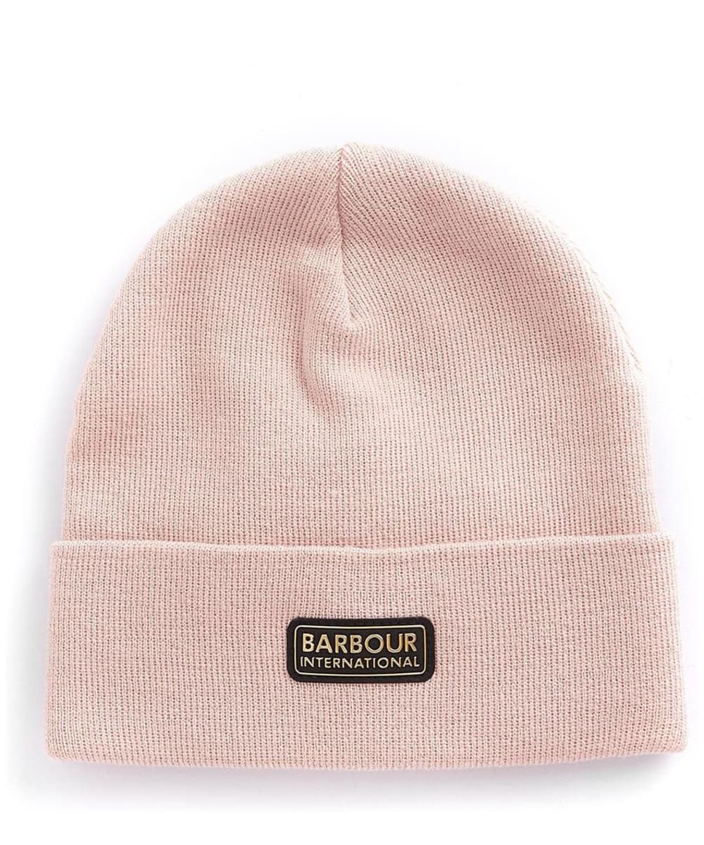 View Womens Barbour International Apex Beanie Pink One size information