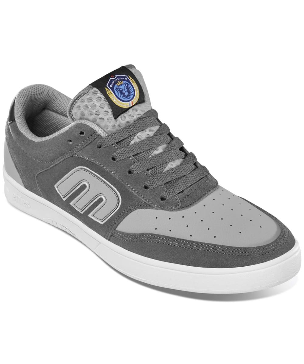 View Mens Etnies Aurelien Skate Shoes Grey Light Grey UK 7 information