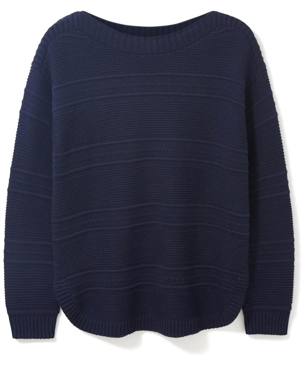 View Womens Crew Clothing Tali Cotton Blend Jumper Navy UK 12 information