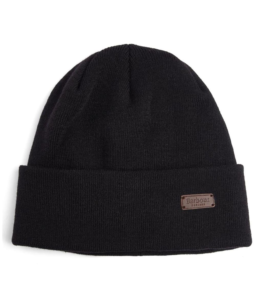 View Mens Barbour Healey Beanie Black One size information
