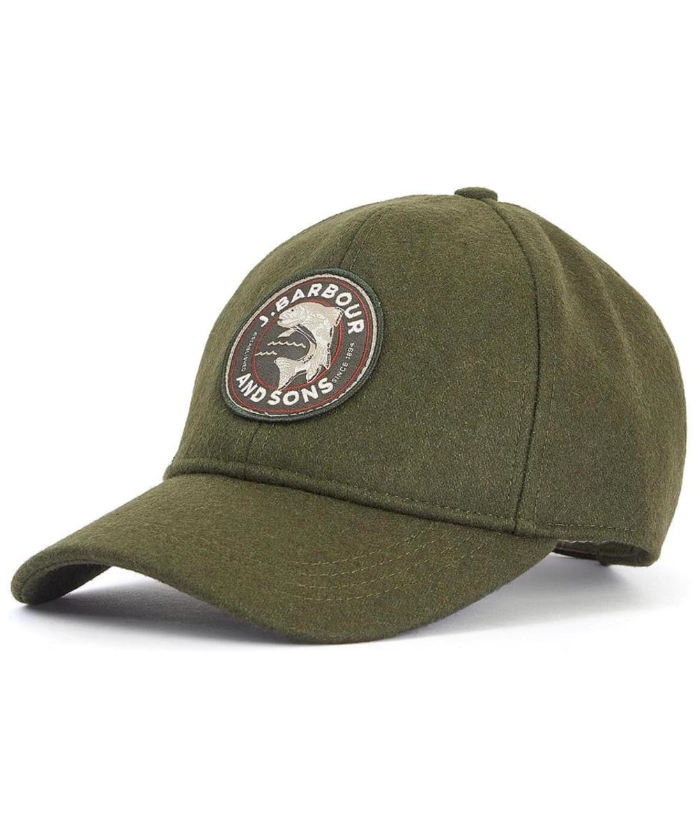 View Mens Barbour Hudshaw Sports Cap Forest Green One size information