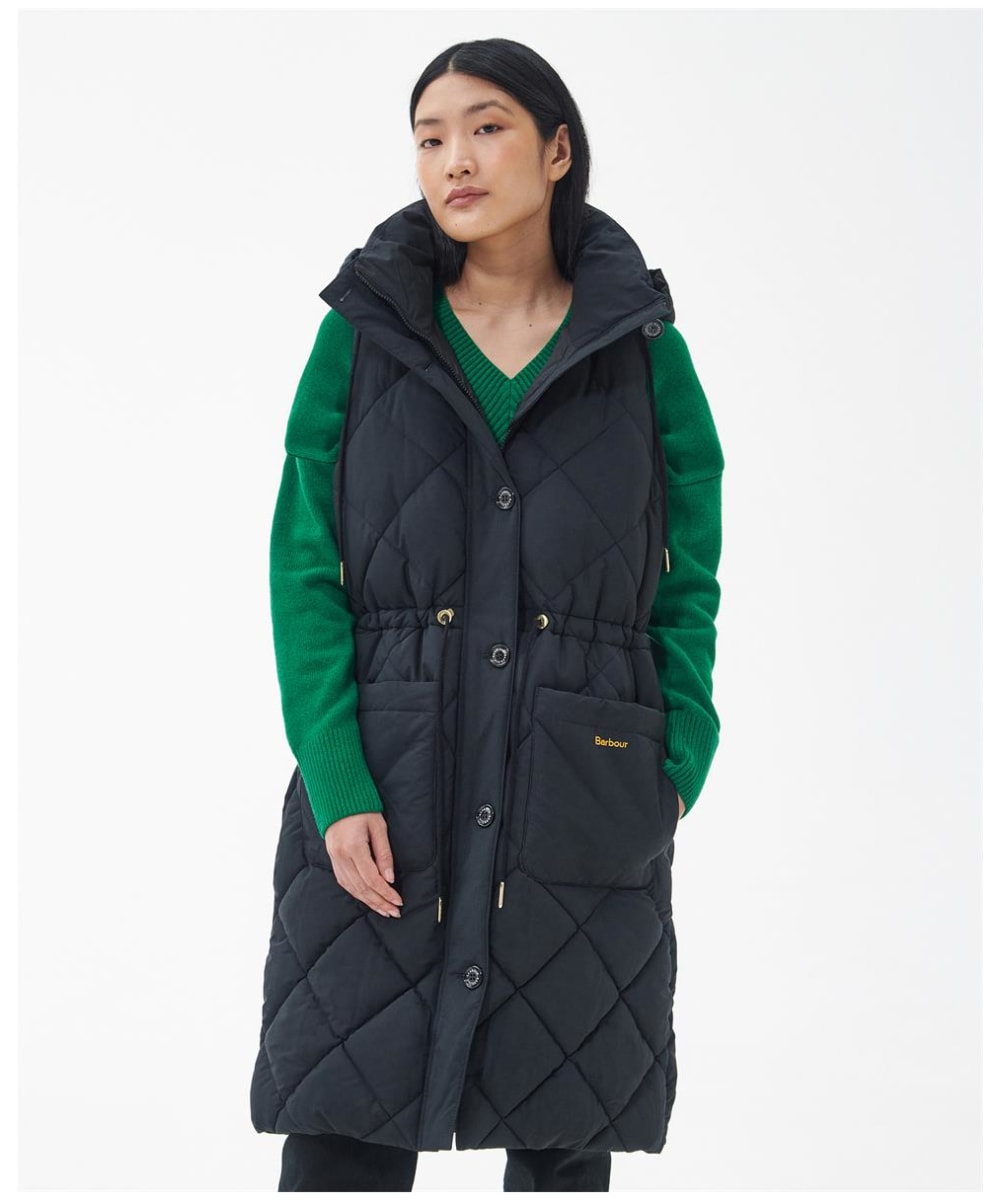Barbour gilets womens Green clearance