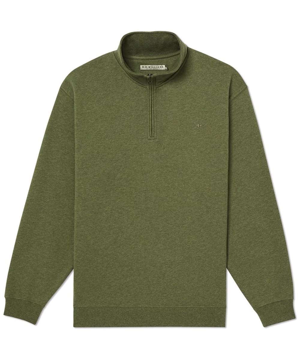 View RM Williams Mulyungarie Quarter Zip Fleece Sweater Olive UK XL information